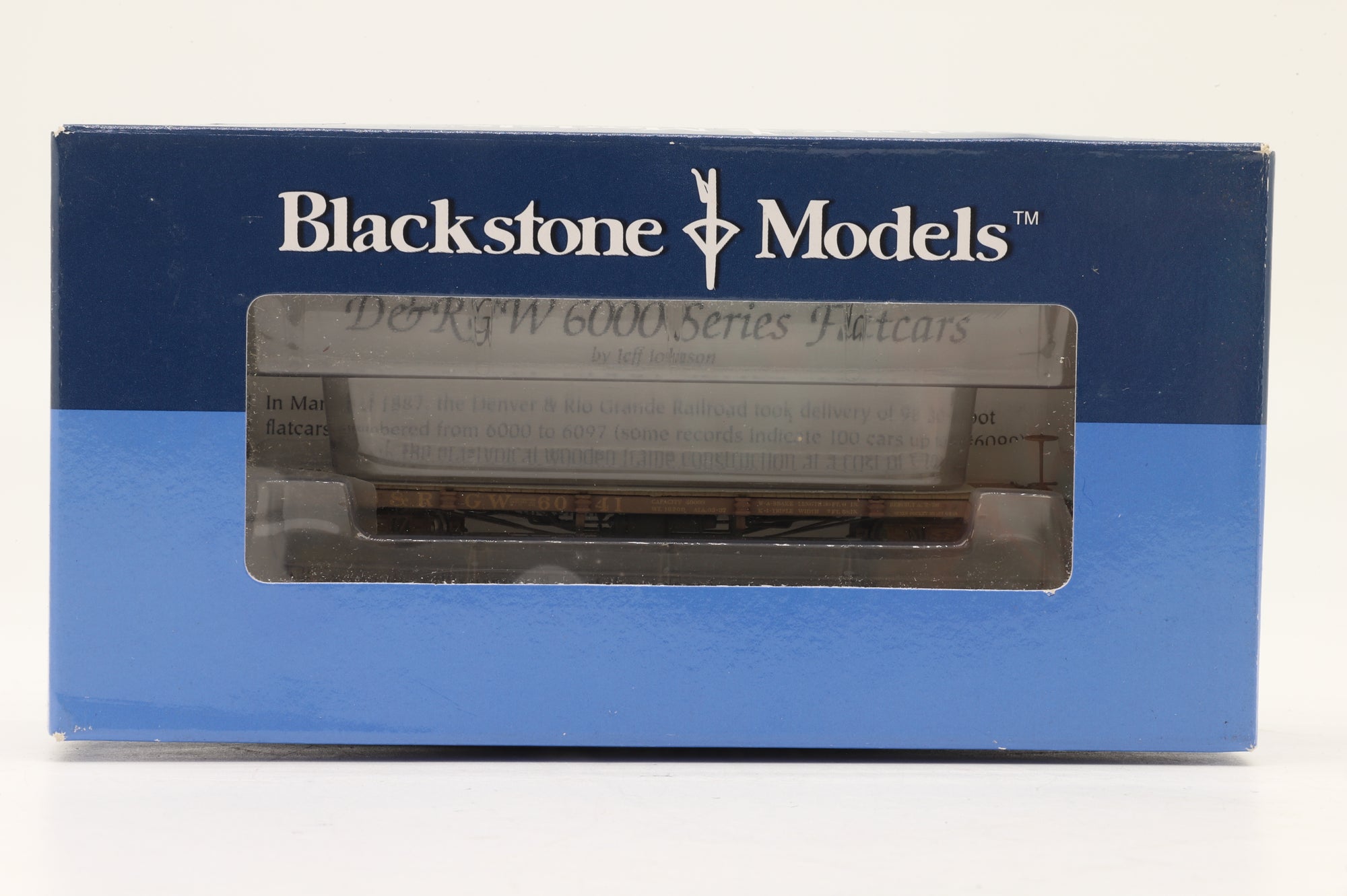 Blackstone Models HOn3 B340309W D&RGW 30ft Flatcar Weathered '6041'