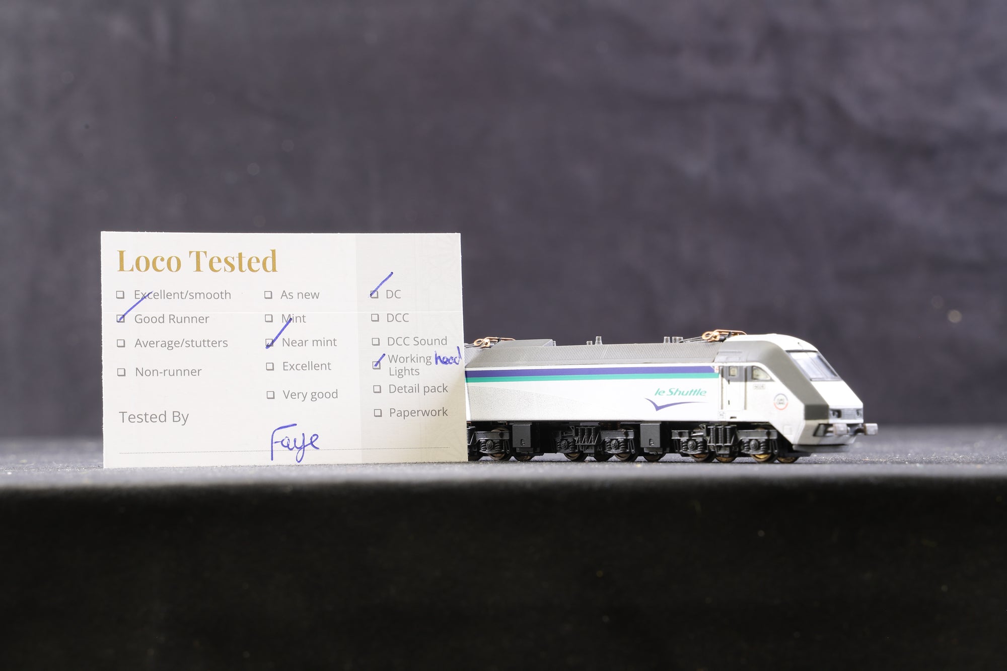 CJM N Le Shuttle Bo-Bo-Bo Euro Tunnel Train 1 x Motorised & 1 x Dummy