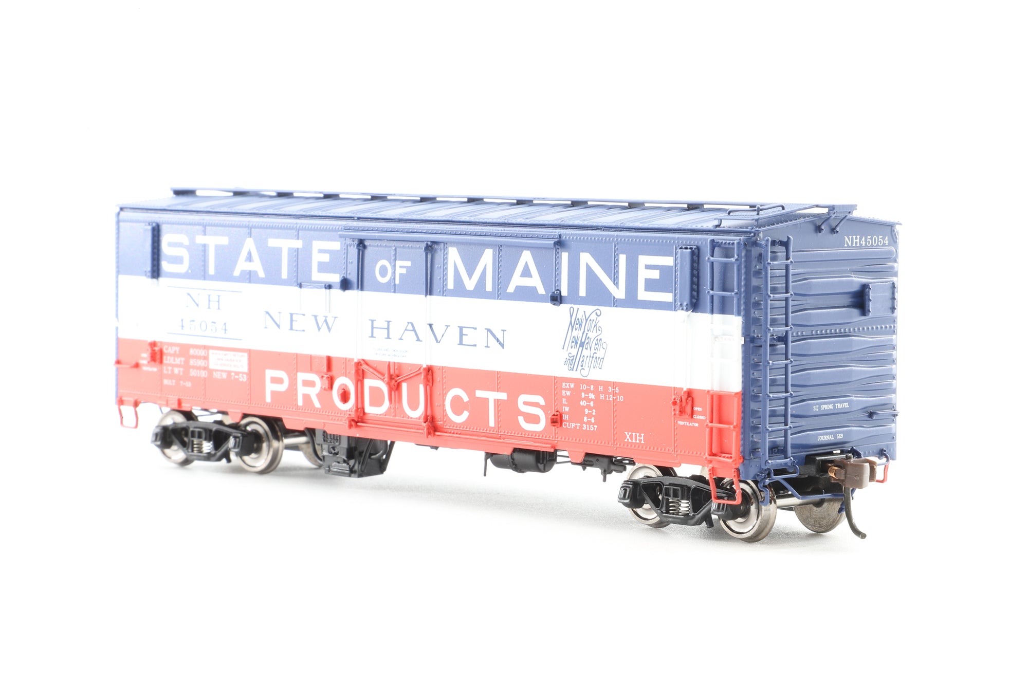 Crown Custom Imports HO Brass CCI-262P Insulated Box Car F/P State of Maine No.45054