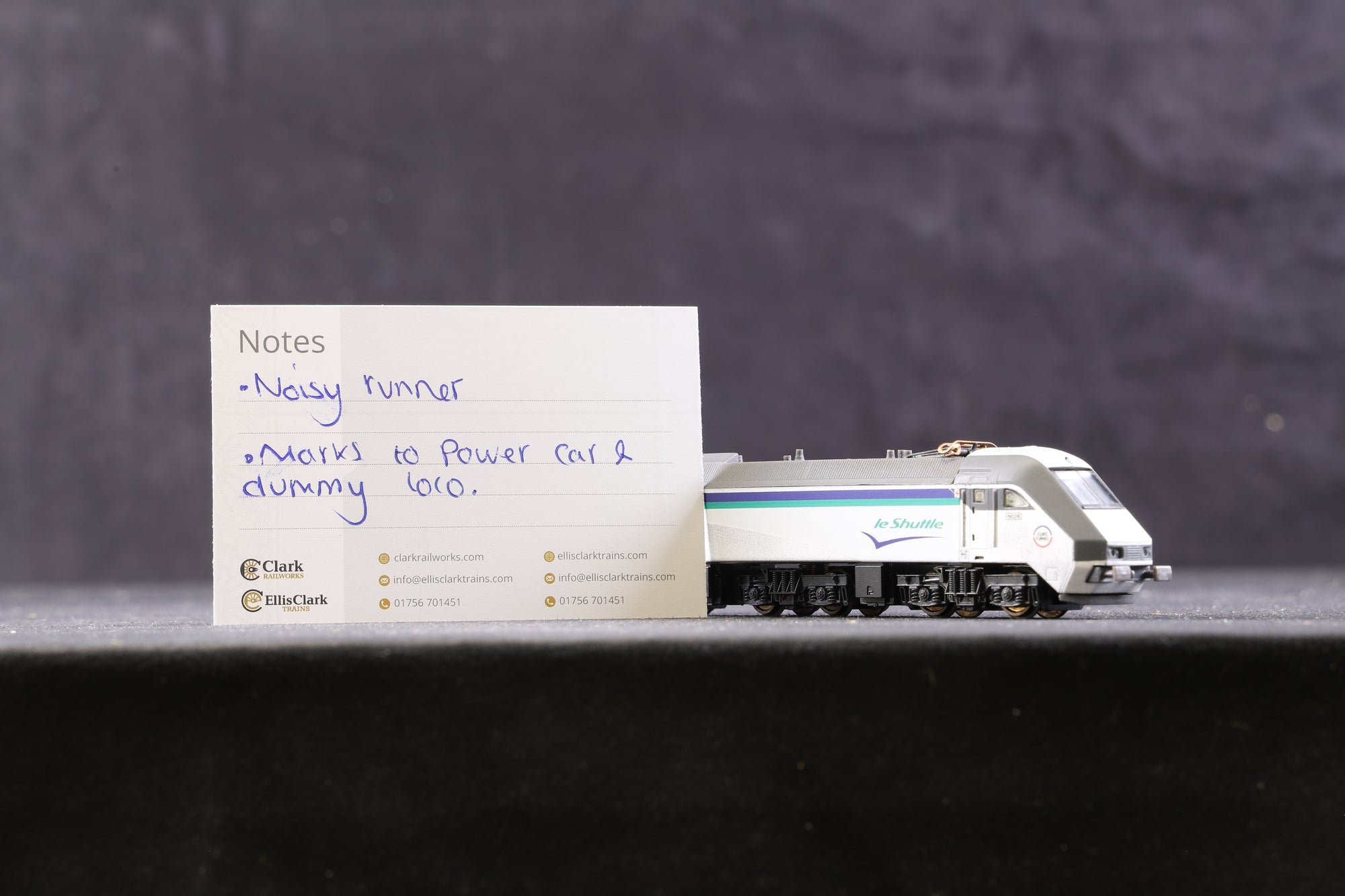 CJM N Le Shuttle Bo-Bo-Bo Euro Tunnel Train 1 x Motorised & 1 x Dummy