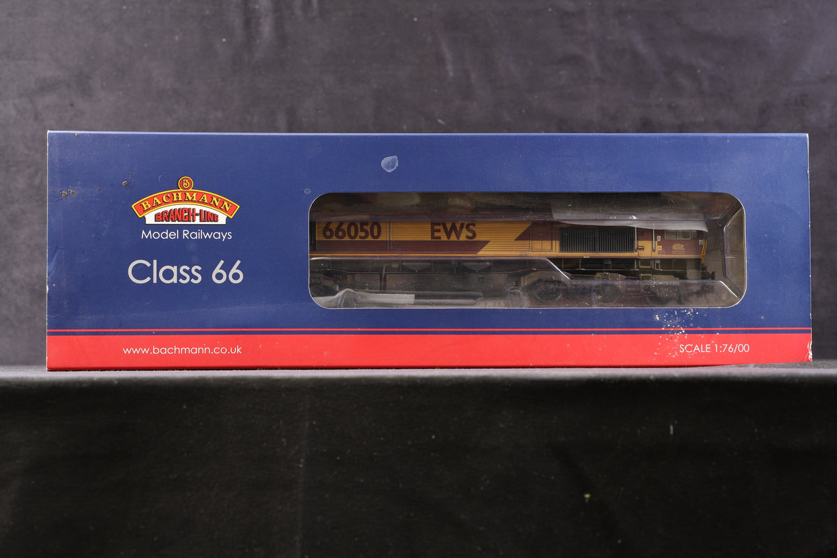 Bachmann OO 32-725X Class 66 &#39;66050&#39; EWS Weathered Ltd Ed 174/ 504, DCC Sound