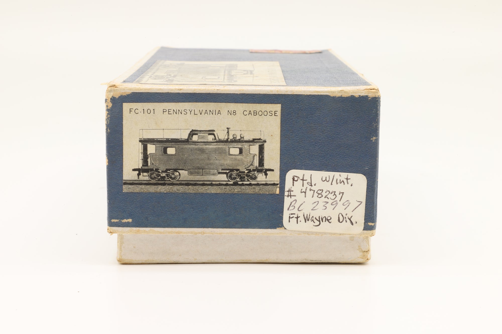 Olympia Precision Models HO Brass FC-101 Pennsylvania N8 Caboose '478237', Weathered