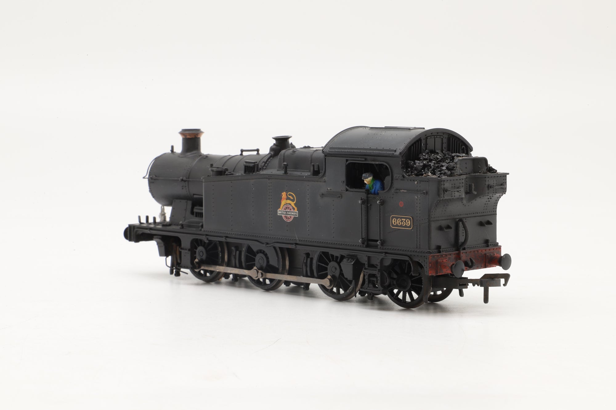 Bachmann OO 32–085 Class 56XX '6639' BR Black Early Emblem, DCC Fitted & Weathered