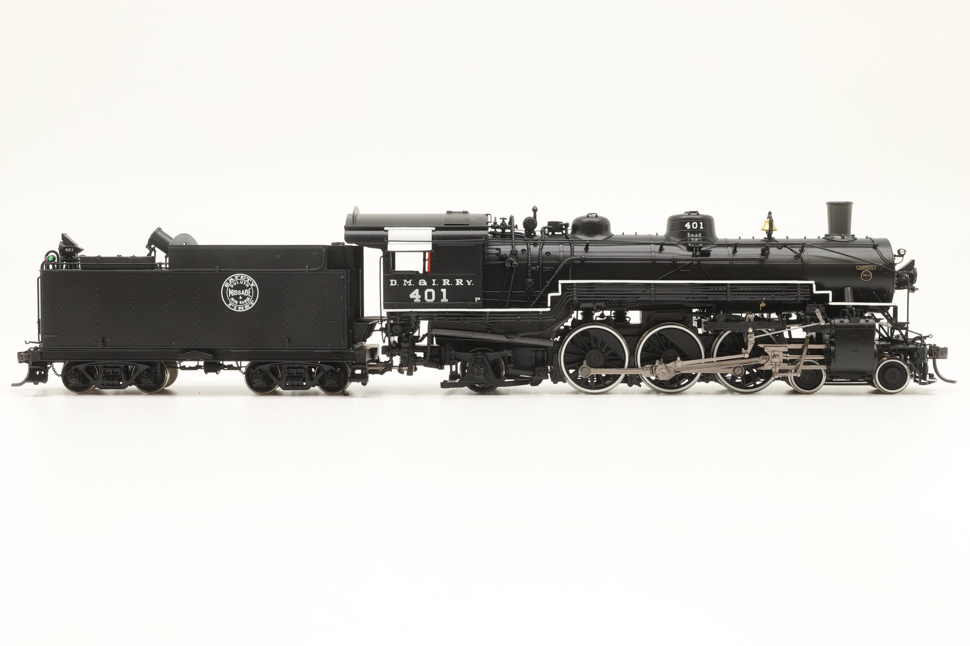 Division Point HO Brass DP-3755 Class P #401 in DMIR Black