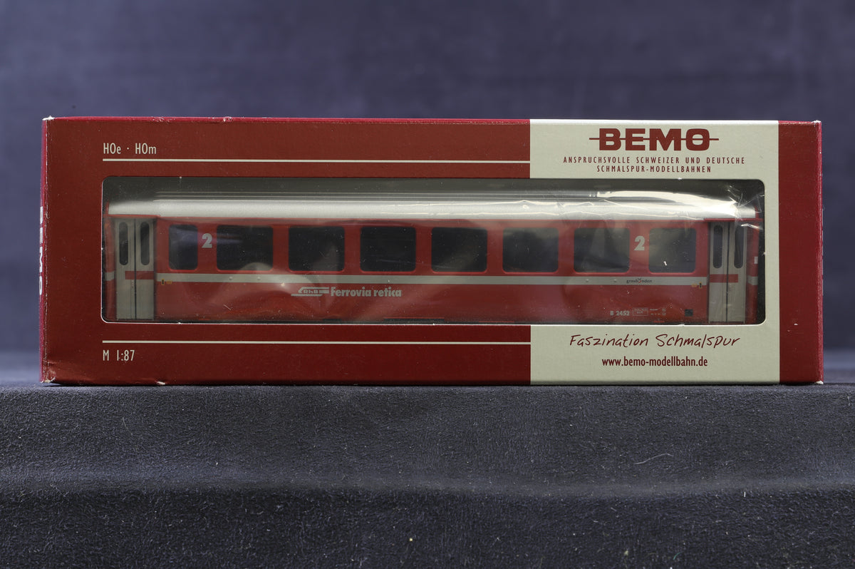 Bemo HOm Rake Of 6 RHB Wagons