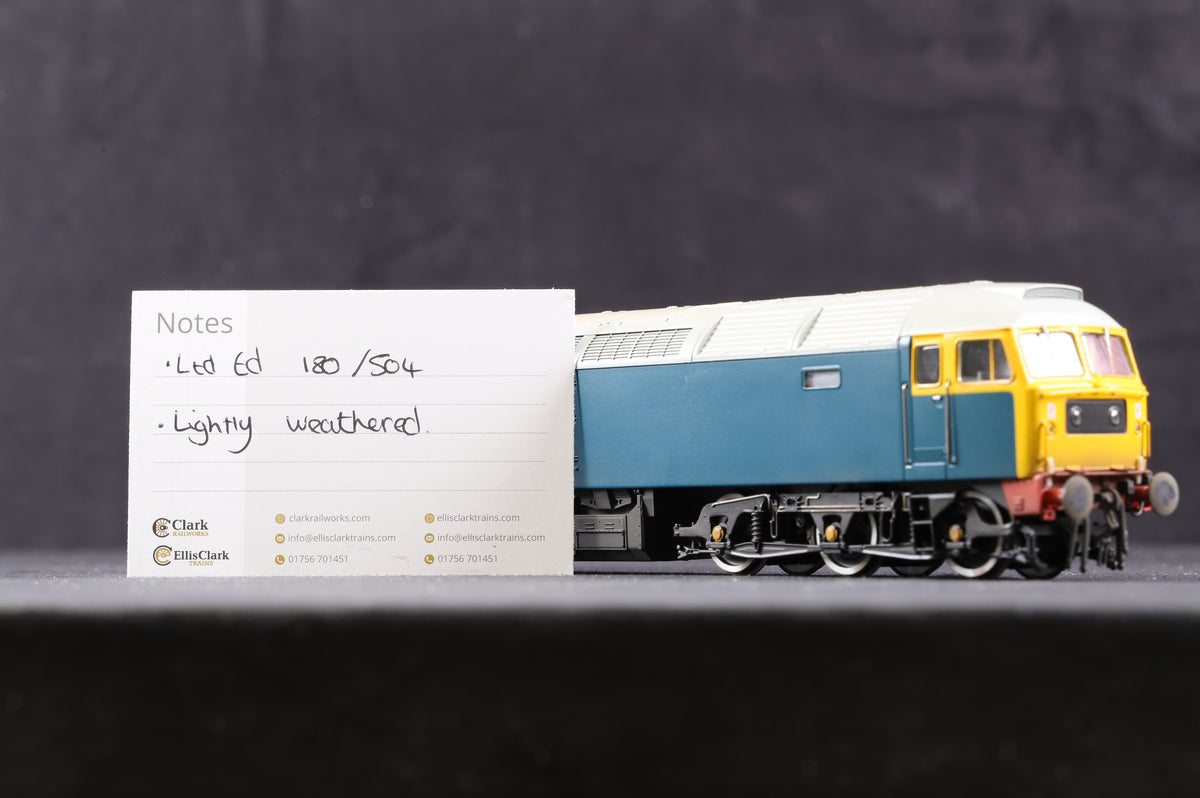 Bachmann OO 32-800Z Cl. 47 &#39;47163&#39; BR Blue &#39;Silver Jubilee/Union Jack Livery&#39;, Model Zone Excl. 180/504, Weathered