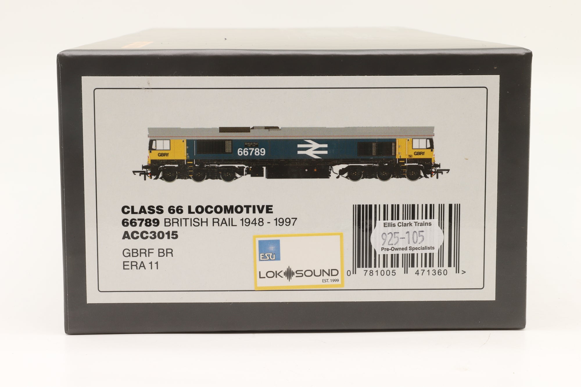 Accurascale OO ACC3015 Class 66 '66789' 'British Rail 1948 - 1997' GBRf DCC Sound