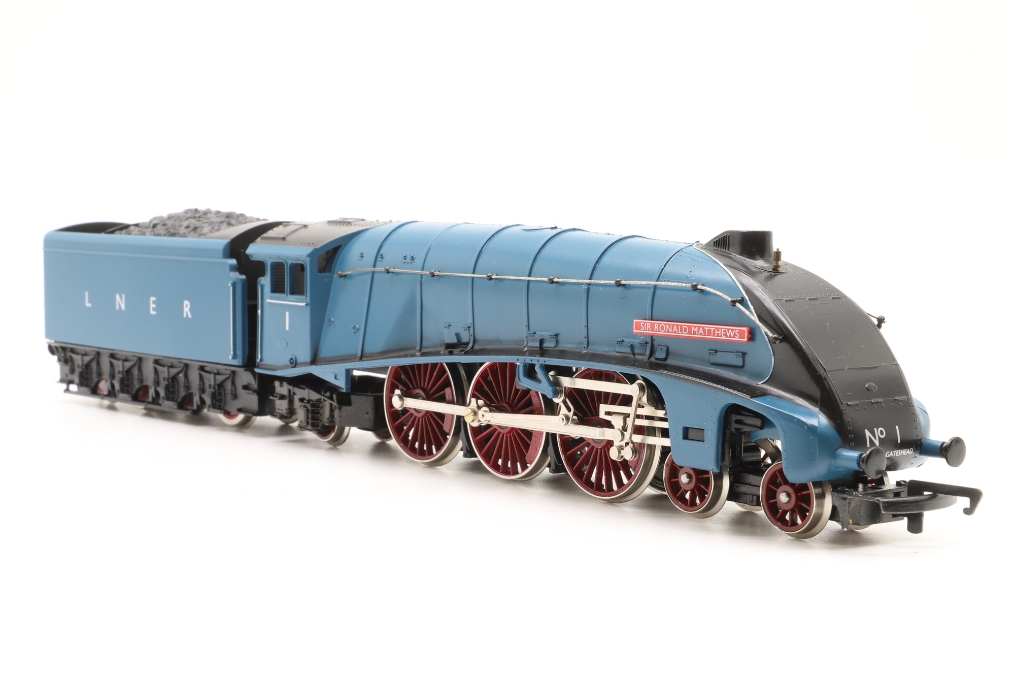 Hornby OO R649 Class A4 No.1 'Sir Ronald Matthews' in LNER Blue w/ Collector's Plate