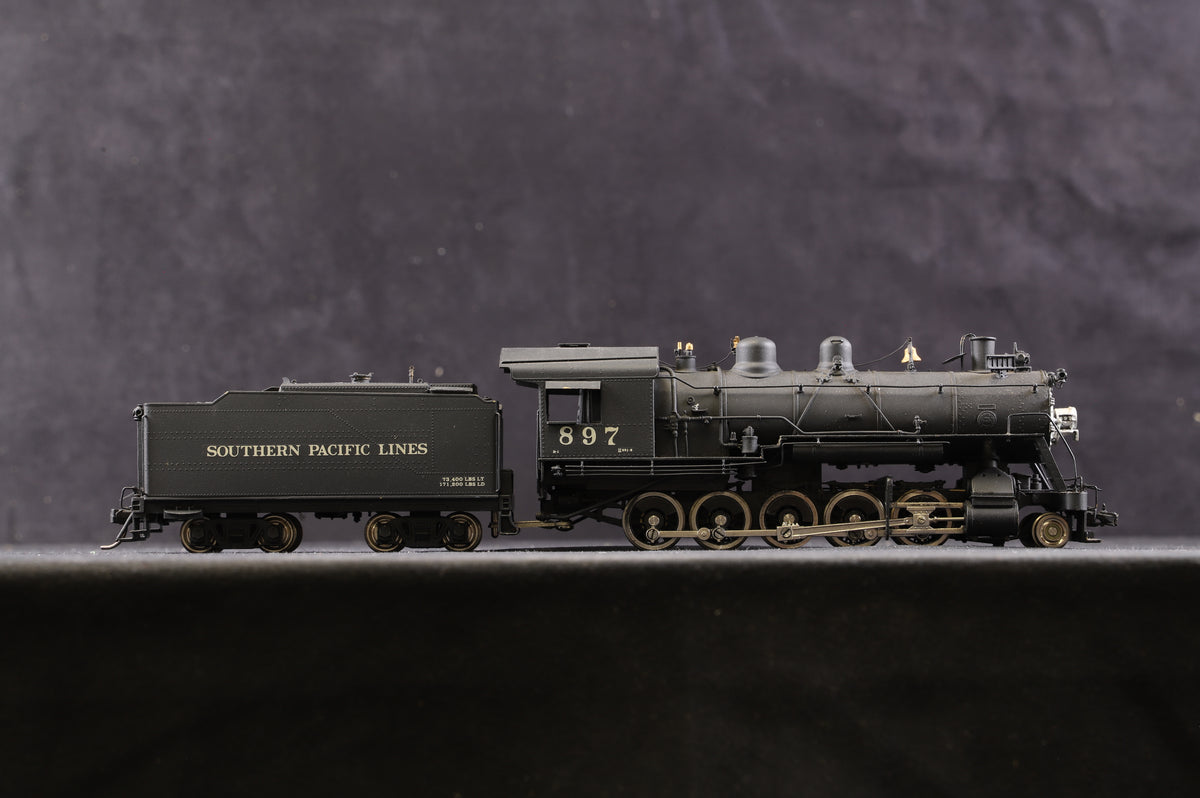 Sunset Models HO Brass Southern Pacific D-1 2-10-0 &#39;897&#39; Steam Locomotive