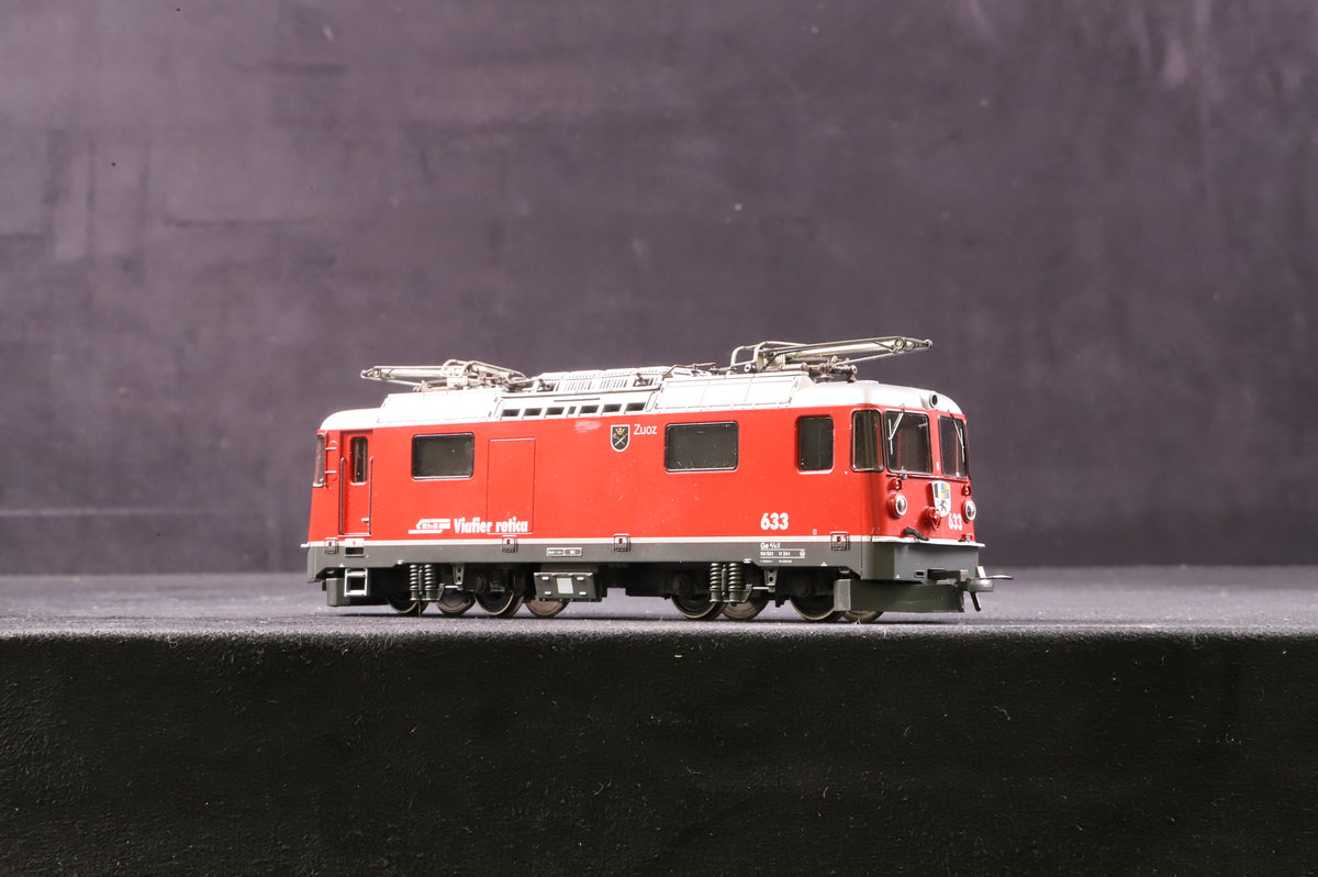 BEMO HOe-HOm 1058123 Ge 4/4 II 633 &#39;Zuoz&#39; in RHB Livery