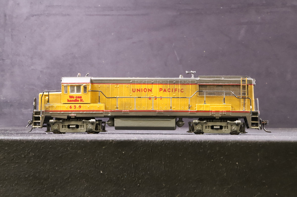 Kato HO C8 Diesel Locomotive &#39;637&#39; Union Pacific Weathered DCC Fitted