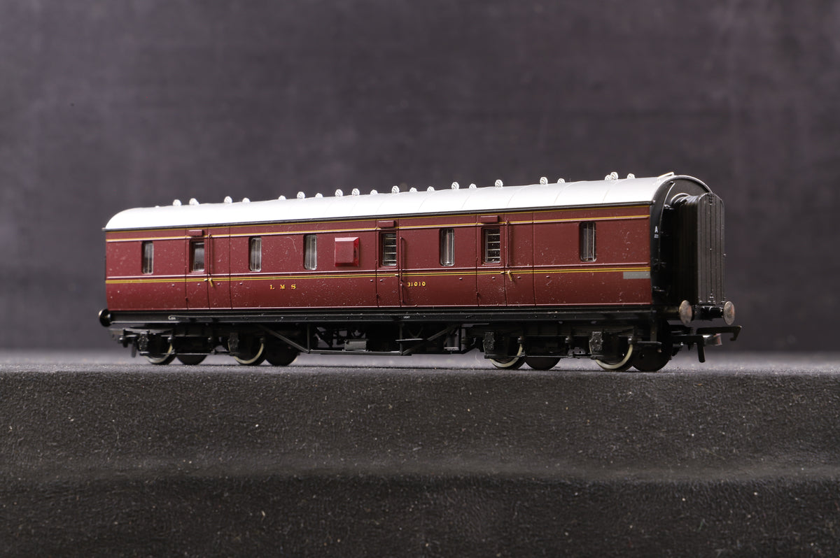 Hornby OO Rake Of 6 LMS Stanier Period III Coaches LMS Crimson