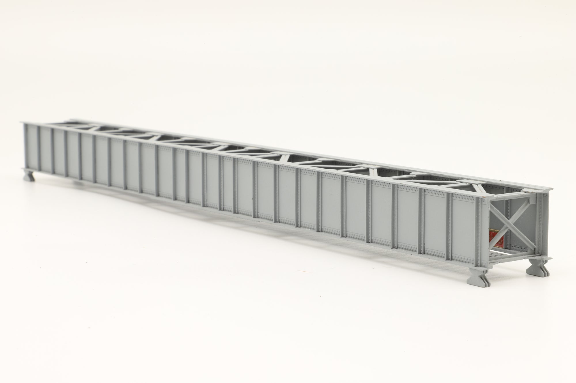 HO Brass One Track Girder No Walkways 29cm