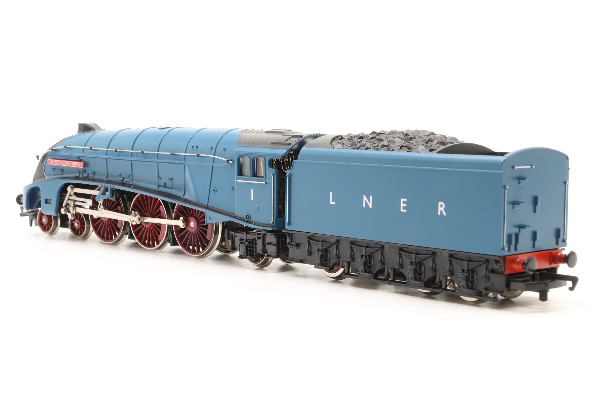 Hornby OO R649 Class A4 No.1 'Sir Ronald Matthews' in LNER Blue w/ Collector's Plate