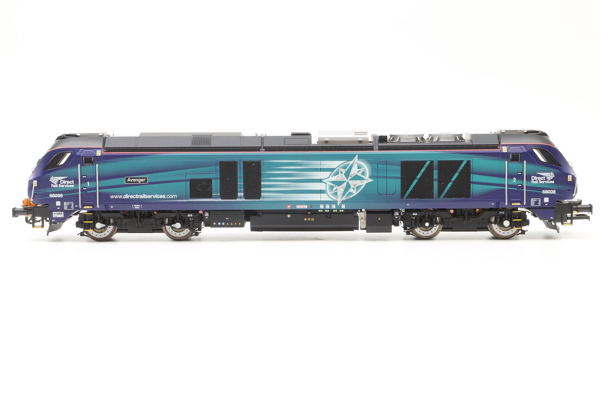 Dapol OO 4D-022-010 Class 68 '68008' 'Avenger' DRS Late Modified DCC Sound