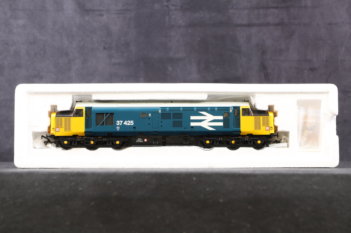 Bachmann OO 32-381X Class 37/4 37425 in BR Blue Livery with Yellow Ends &amp; Large Logo - Limited Edition 58/504