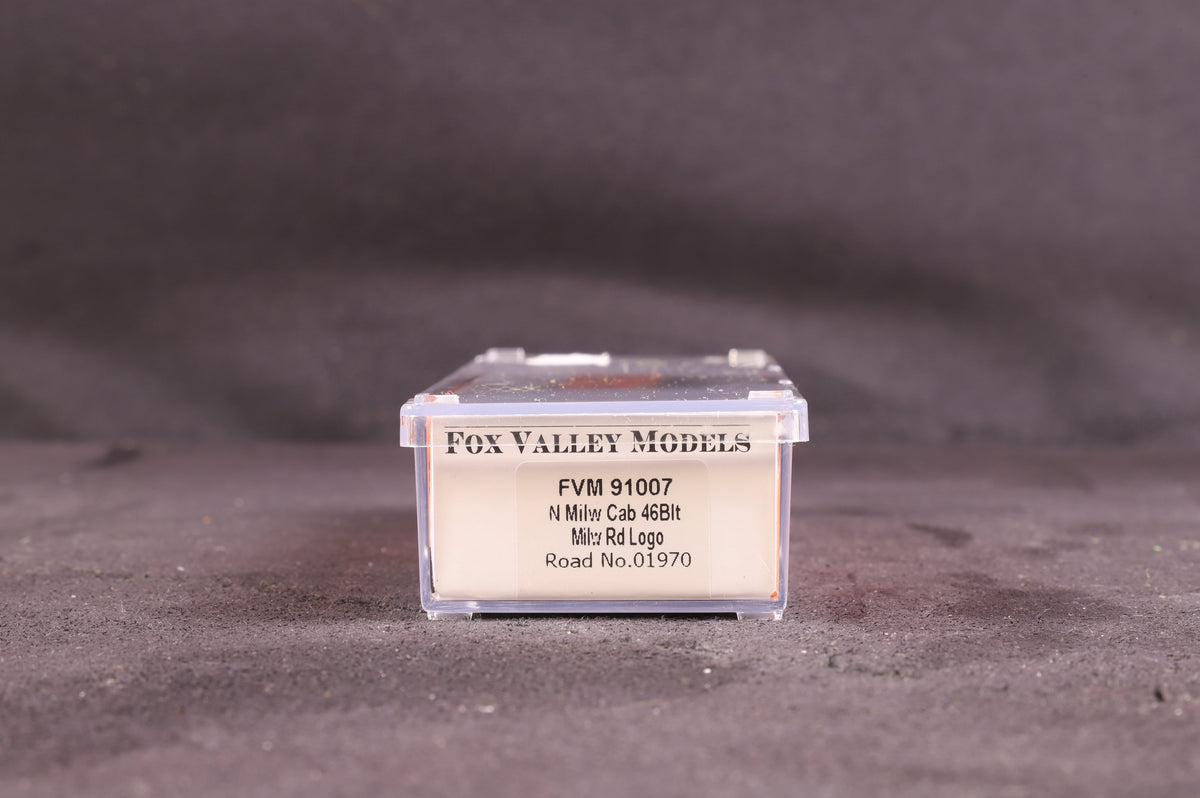 Fox Valley Models N 91007 Milw Cab 46Blt Milw Rd Logo &#39;01970&#39;