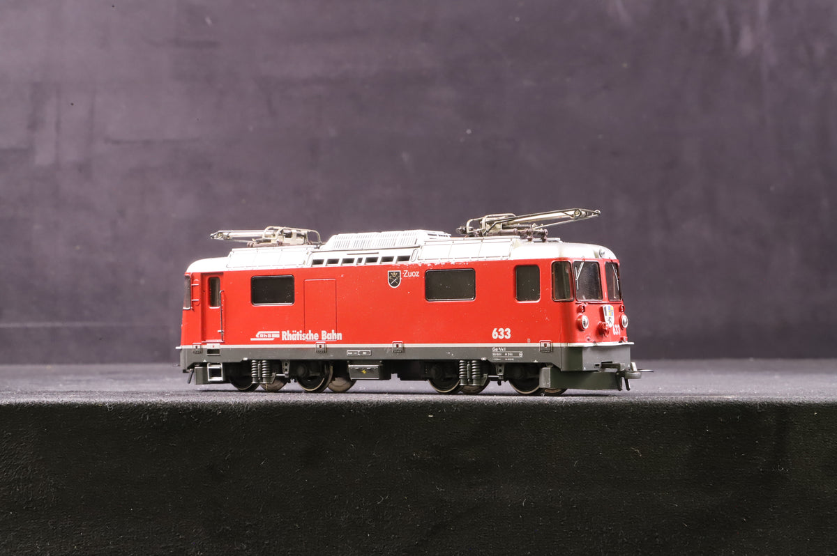 BEMO HOe-HOm 1058123 Ge 4/4 II 633 &#39;Zuoz&#39; in RHB Livery