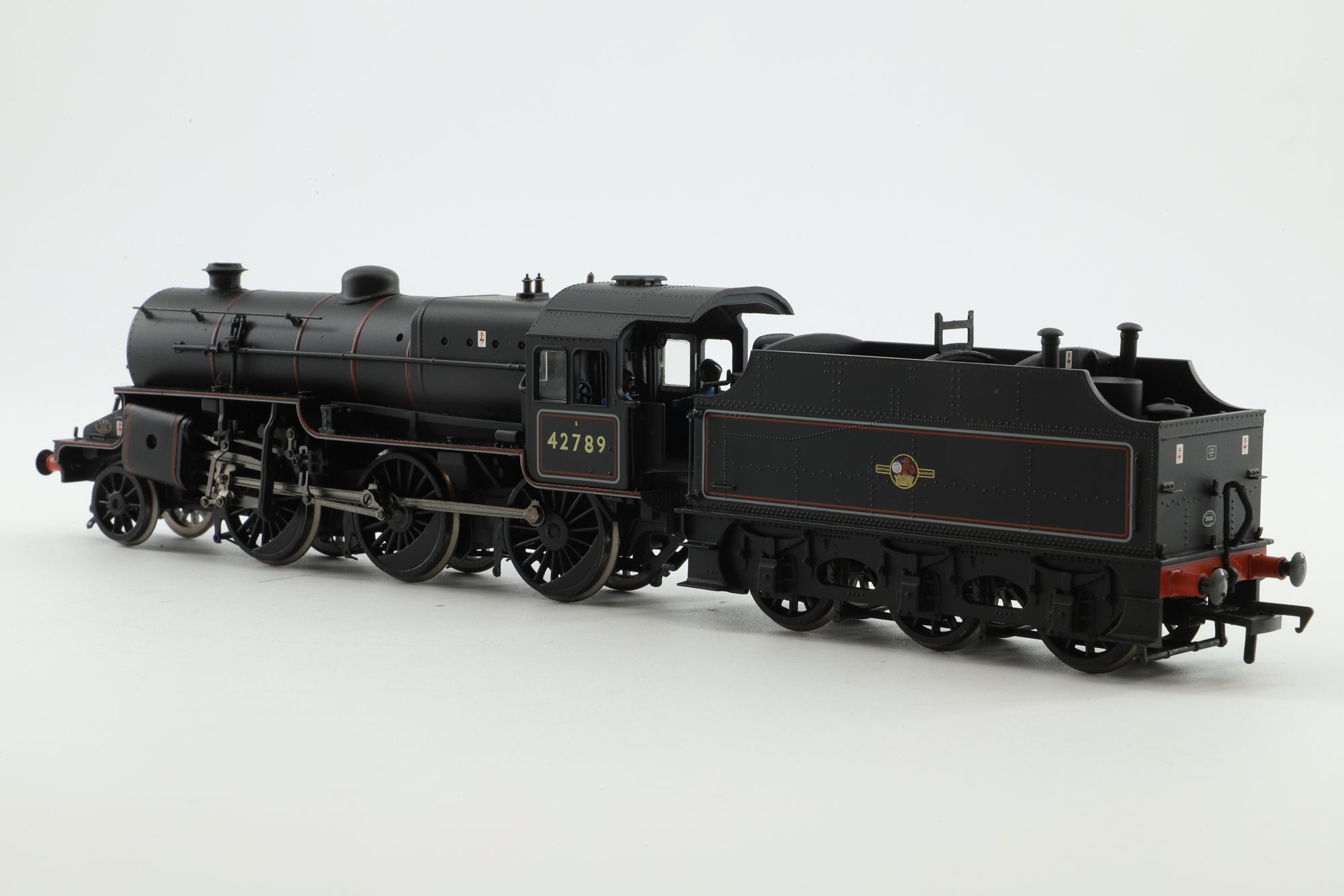 Bachmann OO 32-177 'Crab' 42789 in Lined BR Black w/ Late Crests