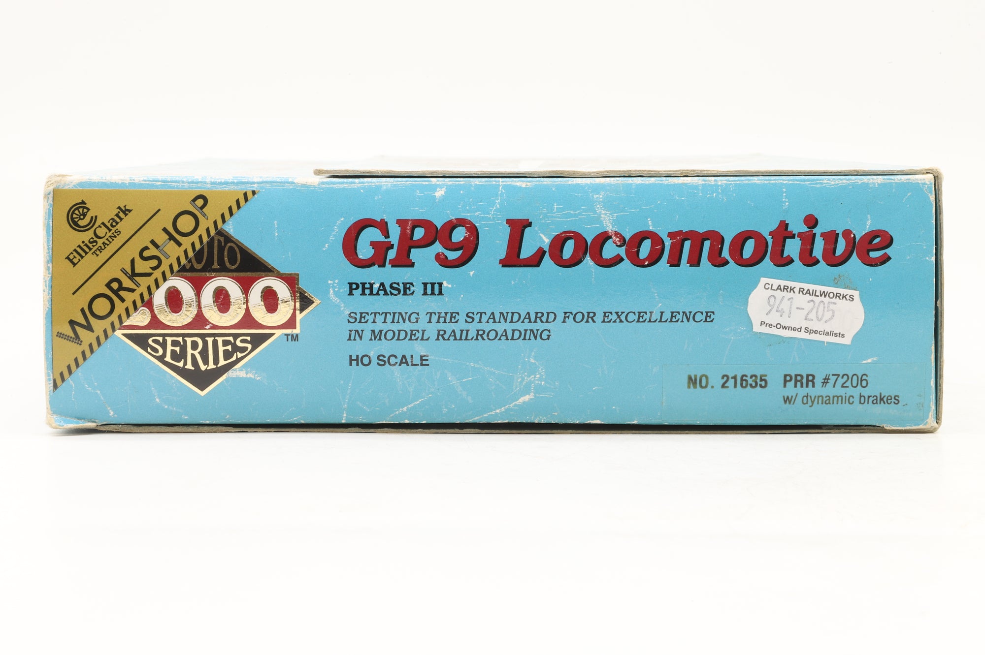WORKSHOP Proto 2000 Series HO 21635 GP9 PRR '7206' Diesel