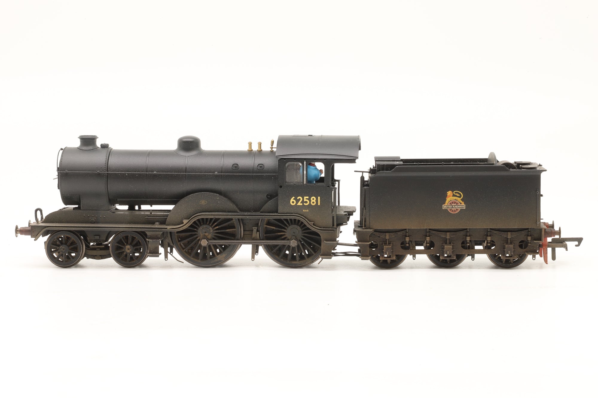 WORKSHOP Hornby OO Class D16/3 '62581' BR Black Early Emblem Weathered DCC Fitted