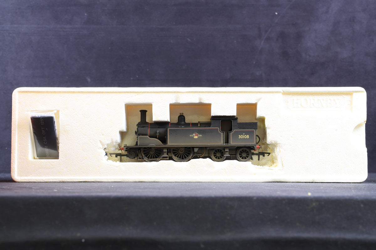 Hornby OO R2506 Class M7 0-4-4T &#39;30108&#39; BR Black, Weathered