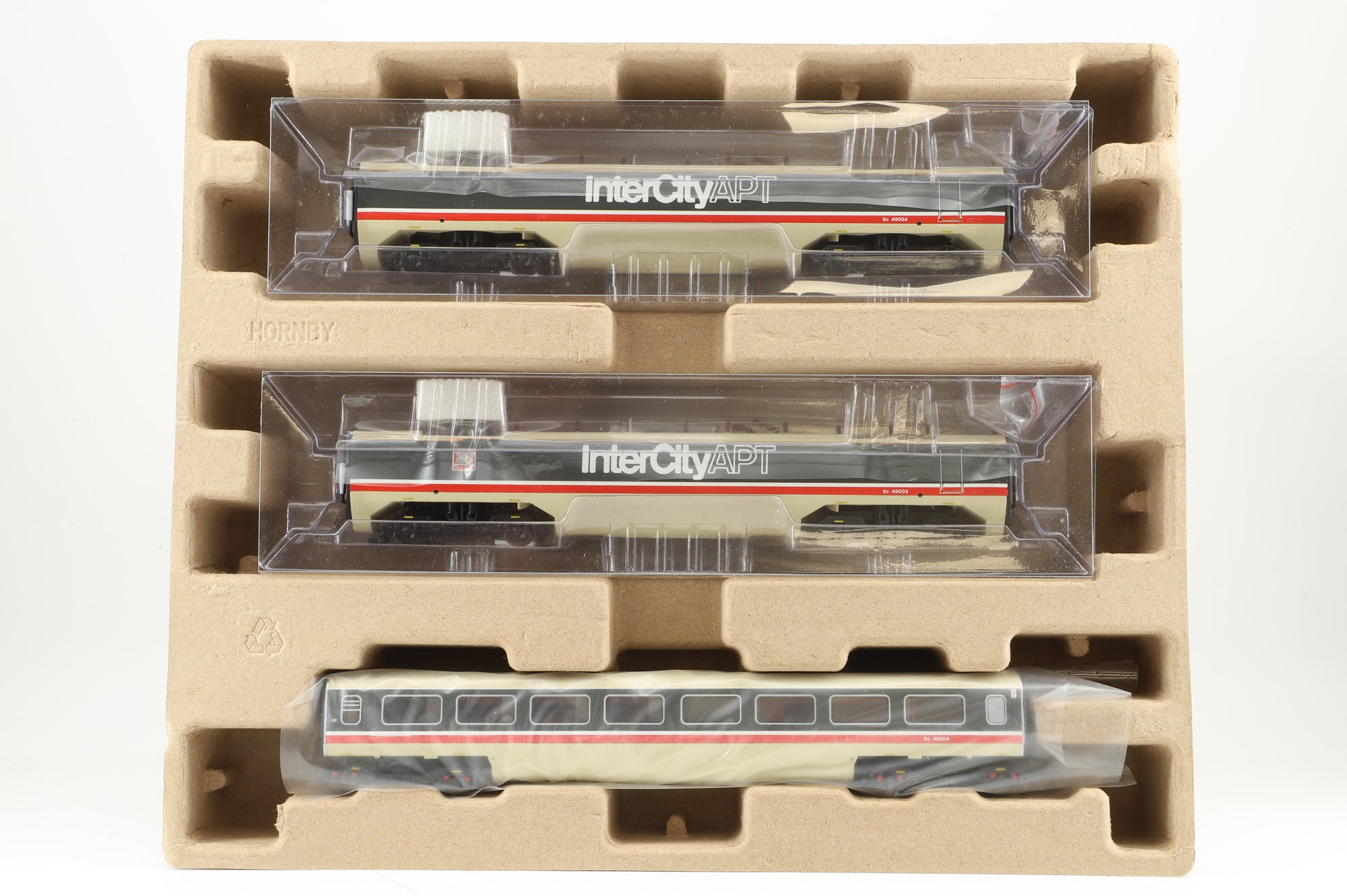 Hornby OO R30229 Class 370 7-Car APT Sets No.370003/370004 'City of Derby' in BR intercity Executive Livery