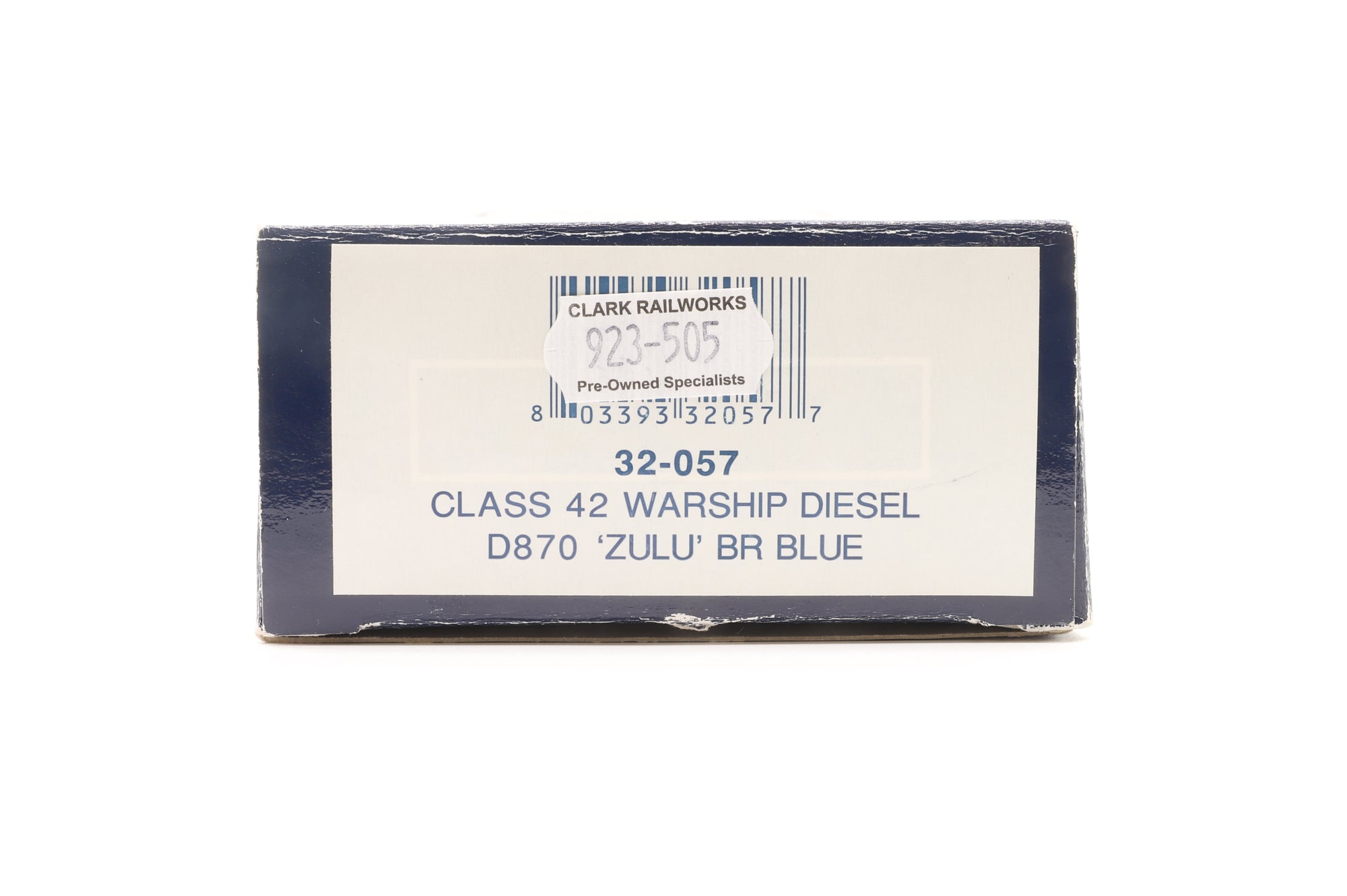 Bachmann OO 32-057 Class 42 Warship Diesel 'D870' 'Zulu' BR Blue