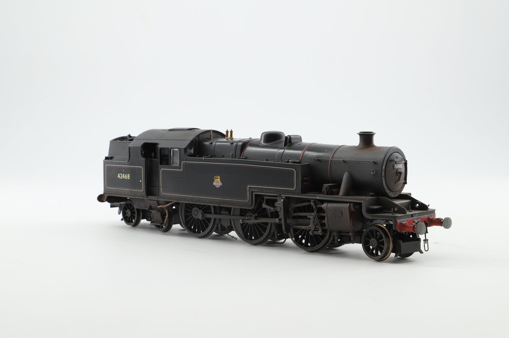 Hornby OO R2636X BR Stanier 4MT '42468', Weathered, DCC Fitted