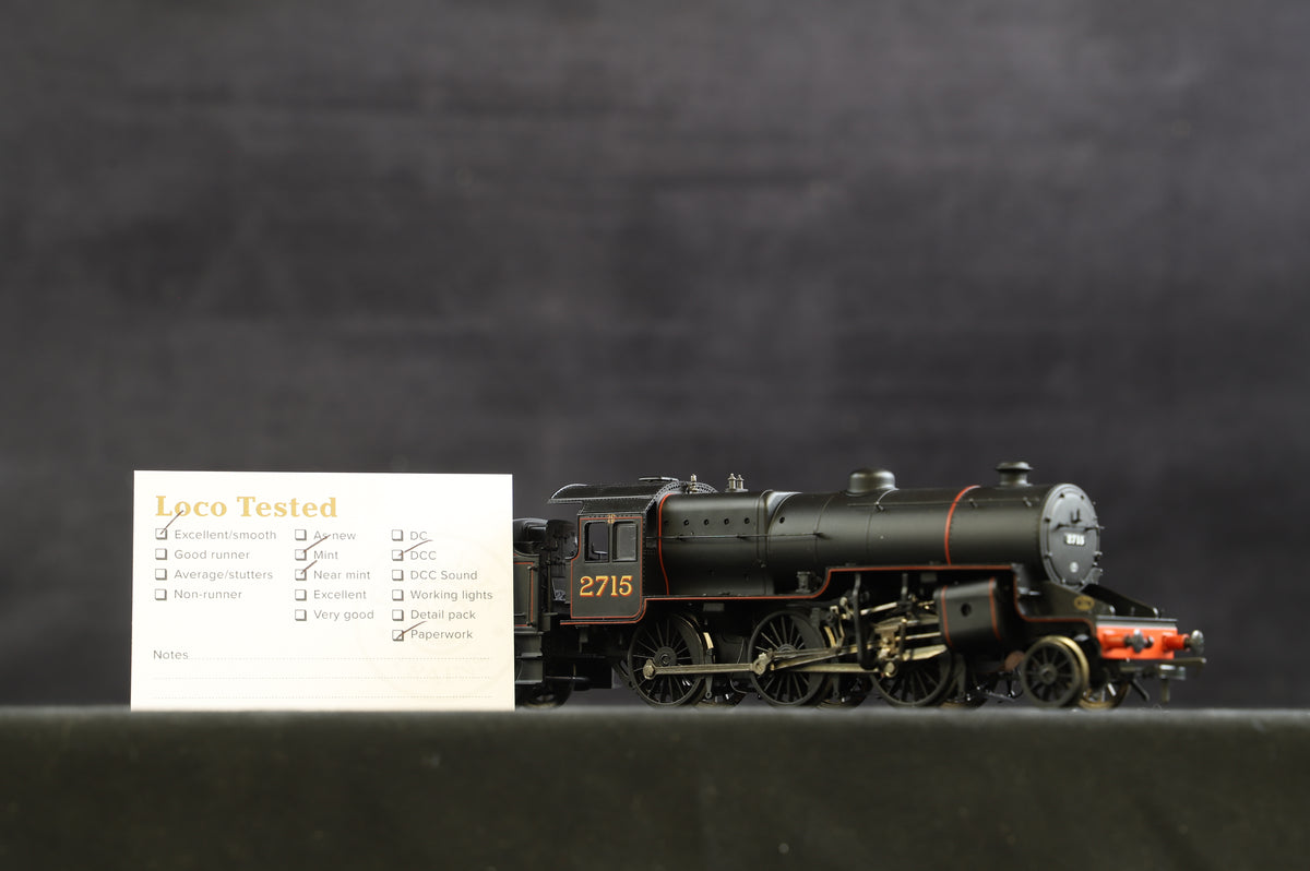 Bachmann OO 32-178 Crab &#39;2715&#39; LMS Lined Black, DCC Fitted