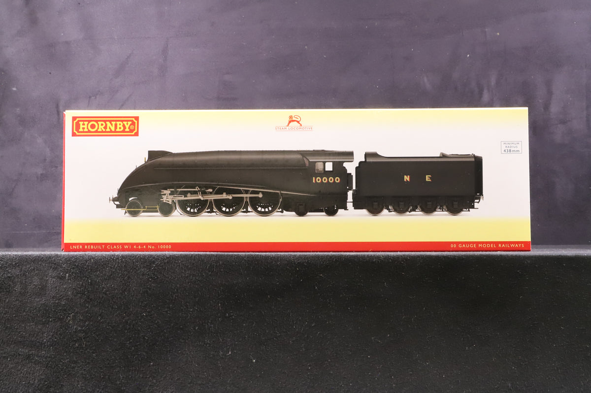Hornby OO R30124 LNER Rebuilt W1 4-6-4 &#39;10000&#39;