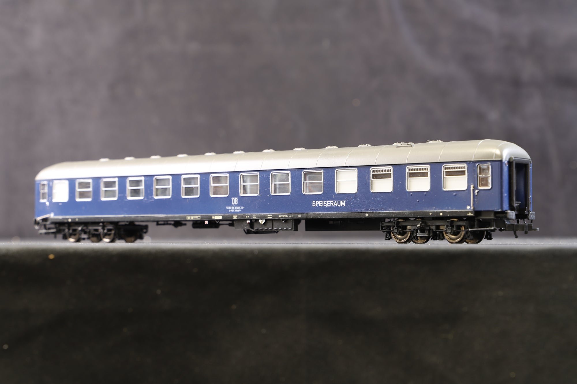 Roco HO Rake of 3 DB/IGE Blue Coaches, Inc. 64649 & 2 x 64646