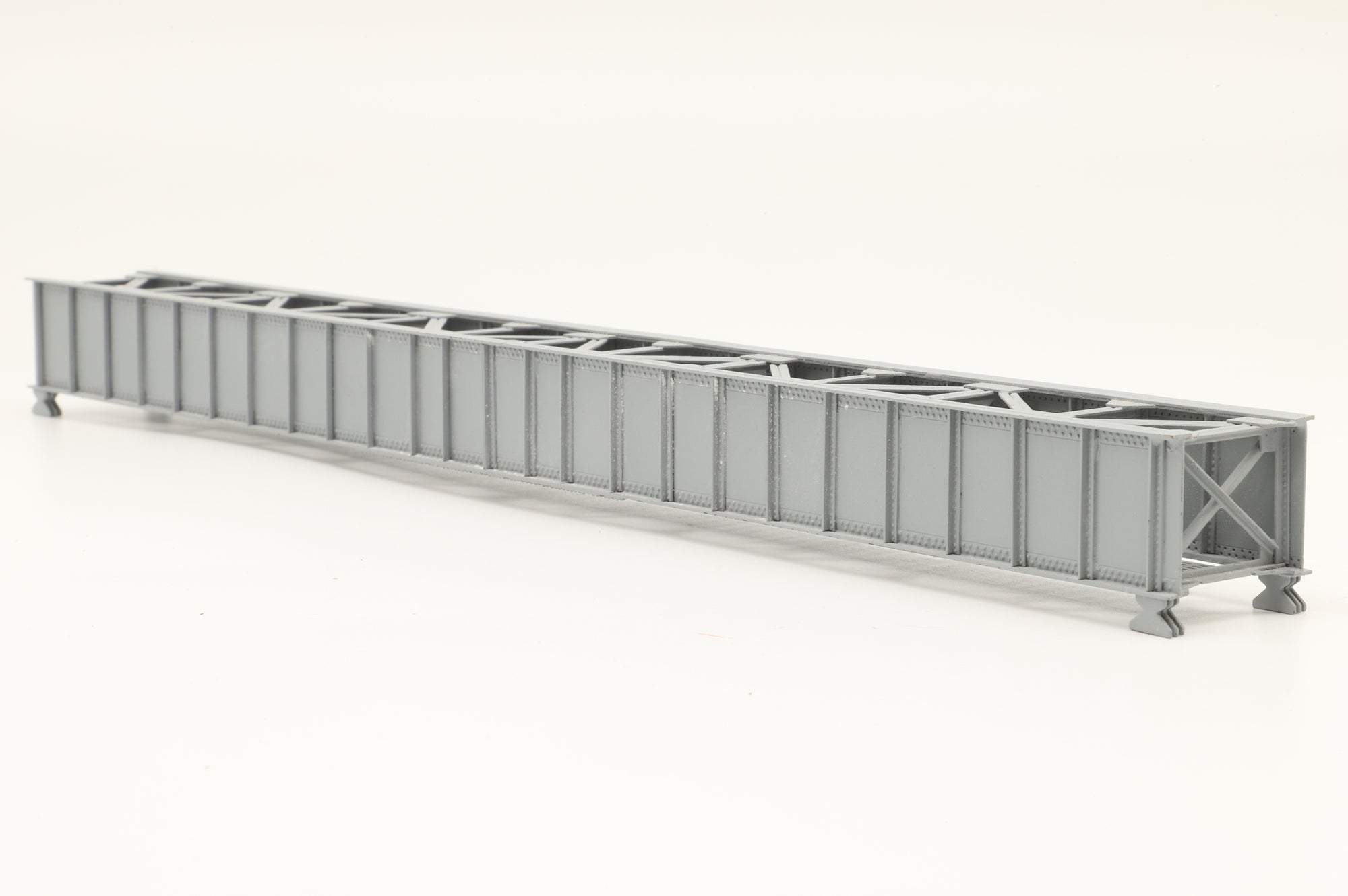 HO Brass One Track Girder No Walkways 29cm