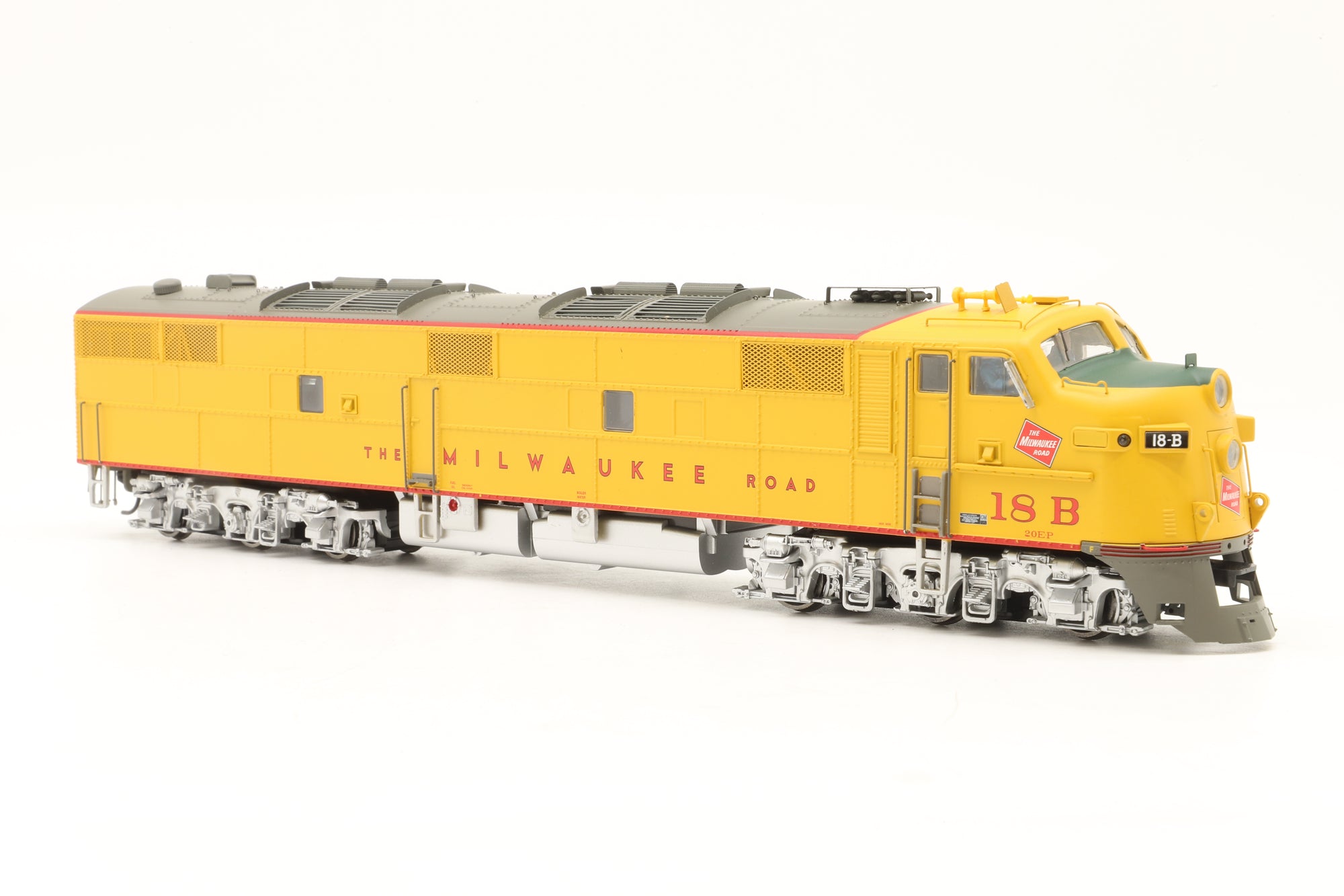 Proto 2000 Series HO EMD E7A #18B in 'Milwaukee' Yellow – DCC Sound