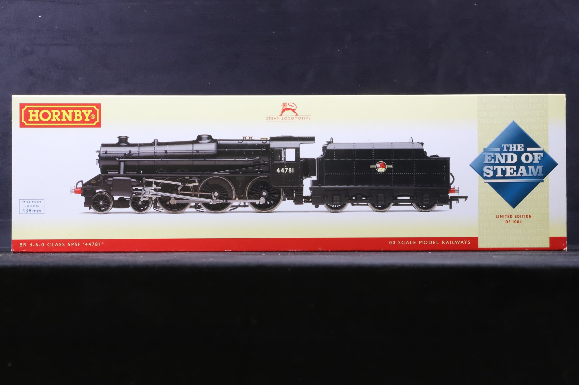 Hornby OO R2686A Class 5 'Black 5' 44781 in BR Black w/ Late Crests