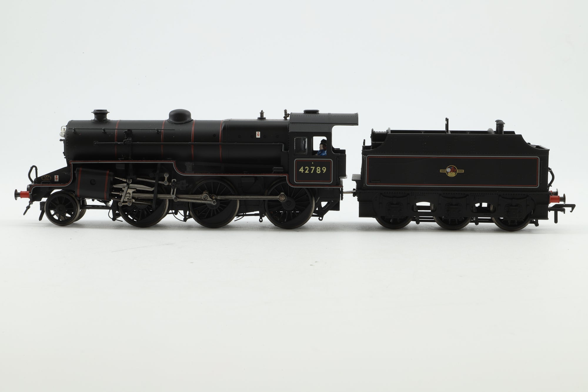 Bachmann OO 32-177 'Crab' 42789 in Lined BR Black w/ Late Crests