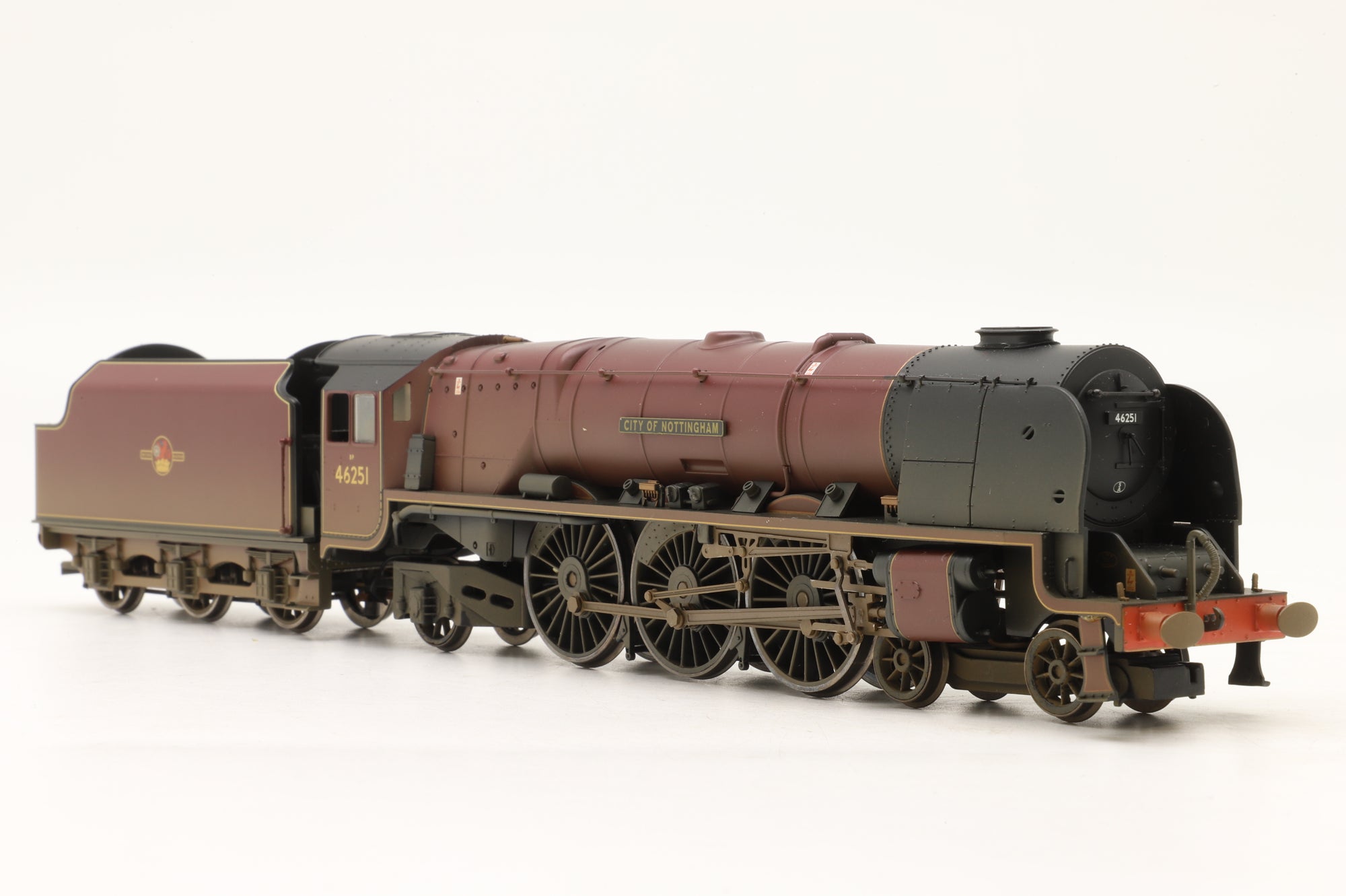 Hornby OO R2383 Duchess Class '46251' 'City Of Nottingham' BR Lined Maroon L/C Weathered