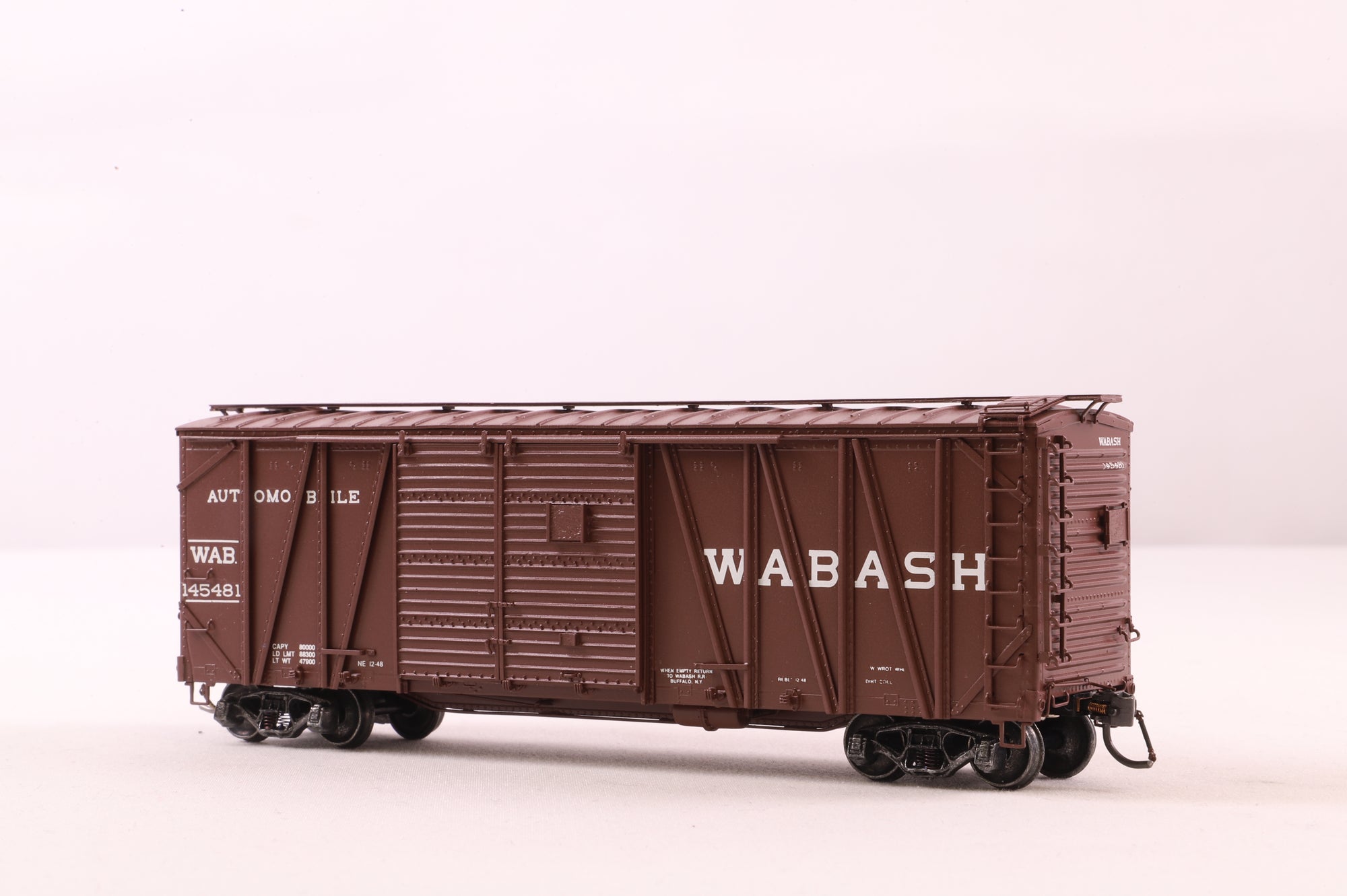 Overland Models HO Brass OMI-3265 Wabash Auto Boxcar Steel Double Door '145481'