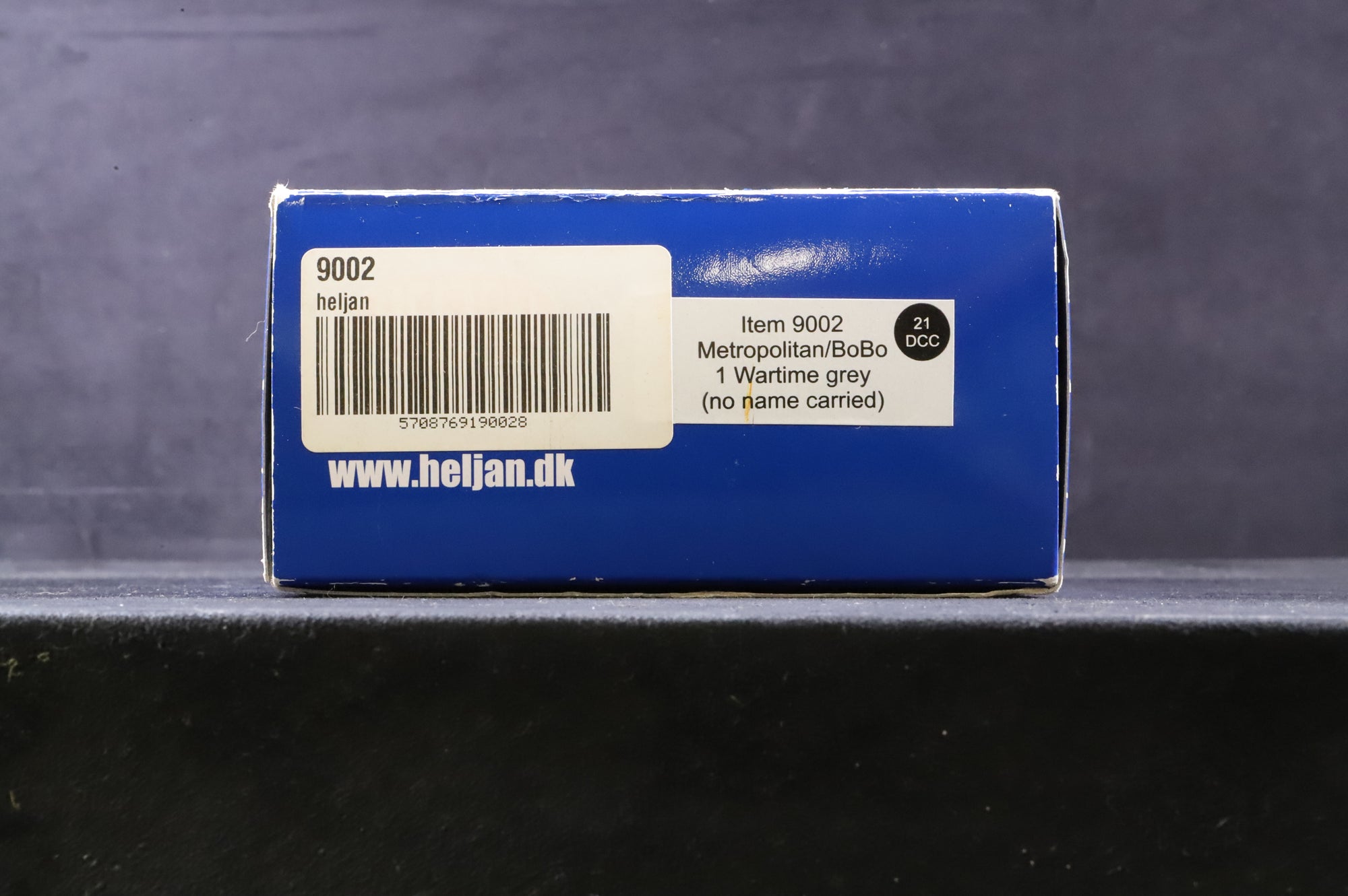 Heljan OO 9002 Metropolitan Bo-Bo Electric 1 London Transport Wartime Grey DCC Sound