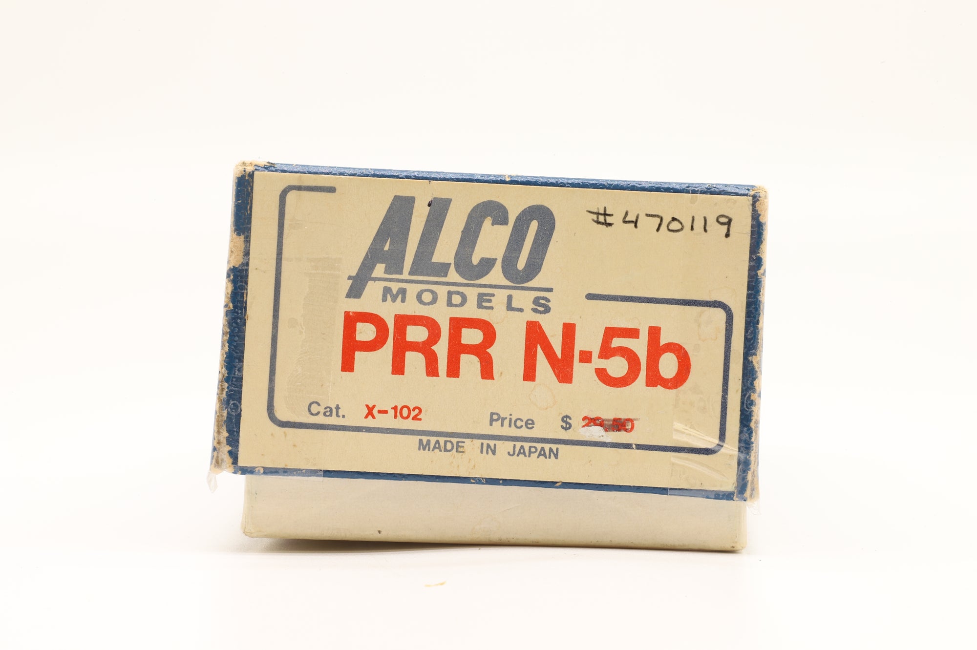 Alco Models HO Brass PRR N-5B '470119' Eastern Division, Weathered