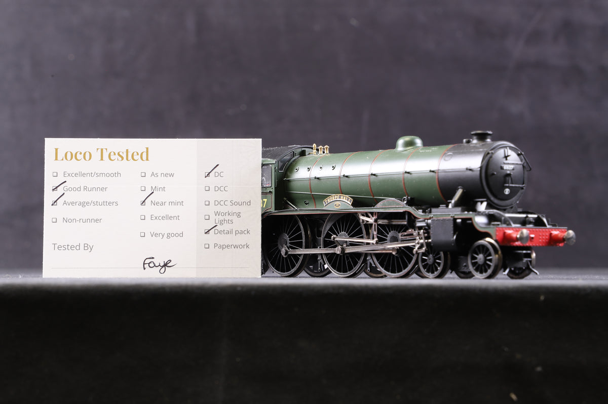 Hornby OO R2921 Class B17/1 &#39;61637&#39; &#39;Thorpe Hall&#39; BR Green E/C