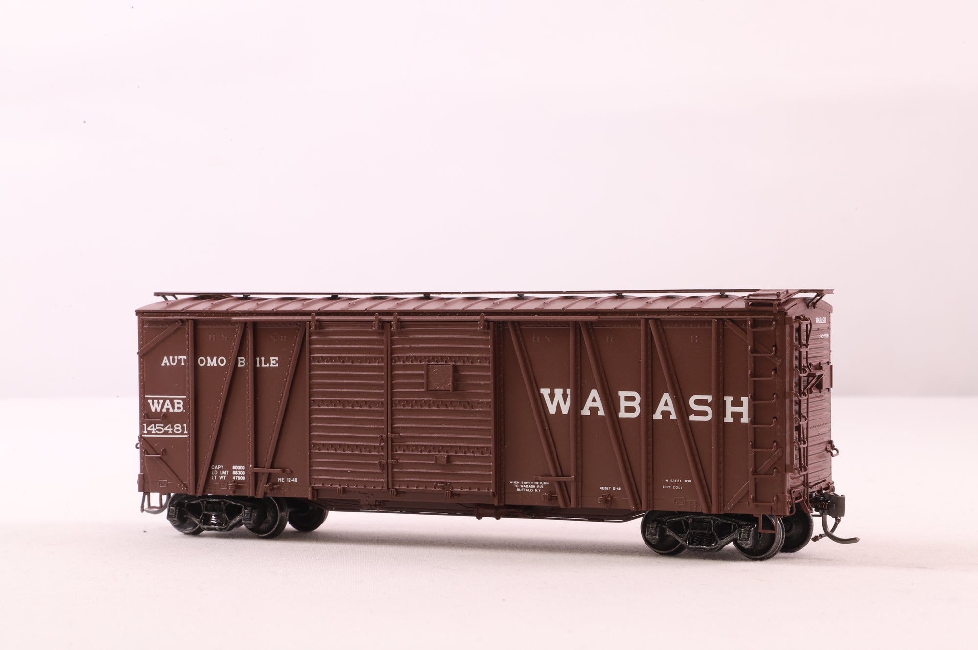 Overland Models HO Brass OMI-3265 Wabash Auto Boxcar Steel Double Door '145481'
