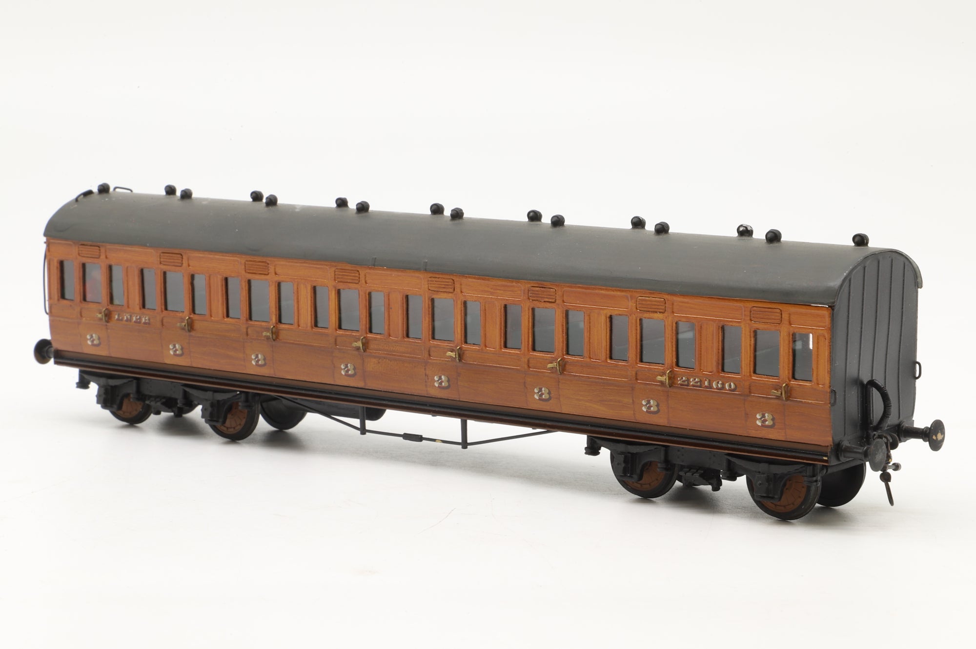 Lawrence Scale Models OO Ex-GCR Suburban Coach LNER Teak Kit Built