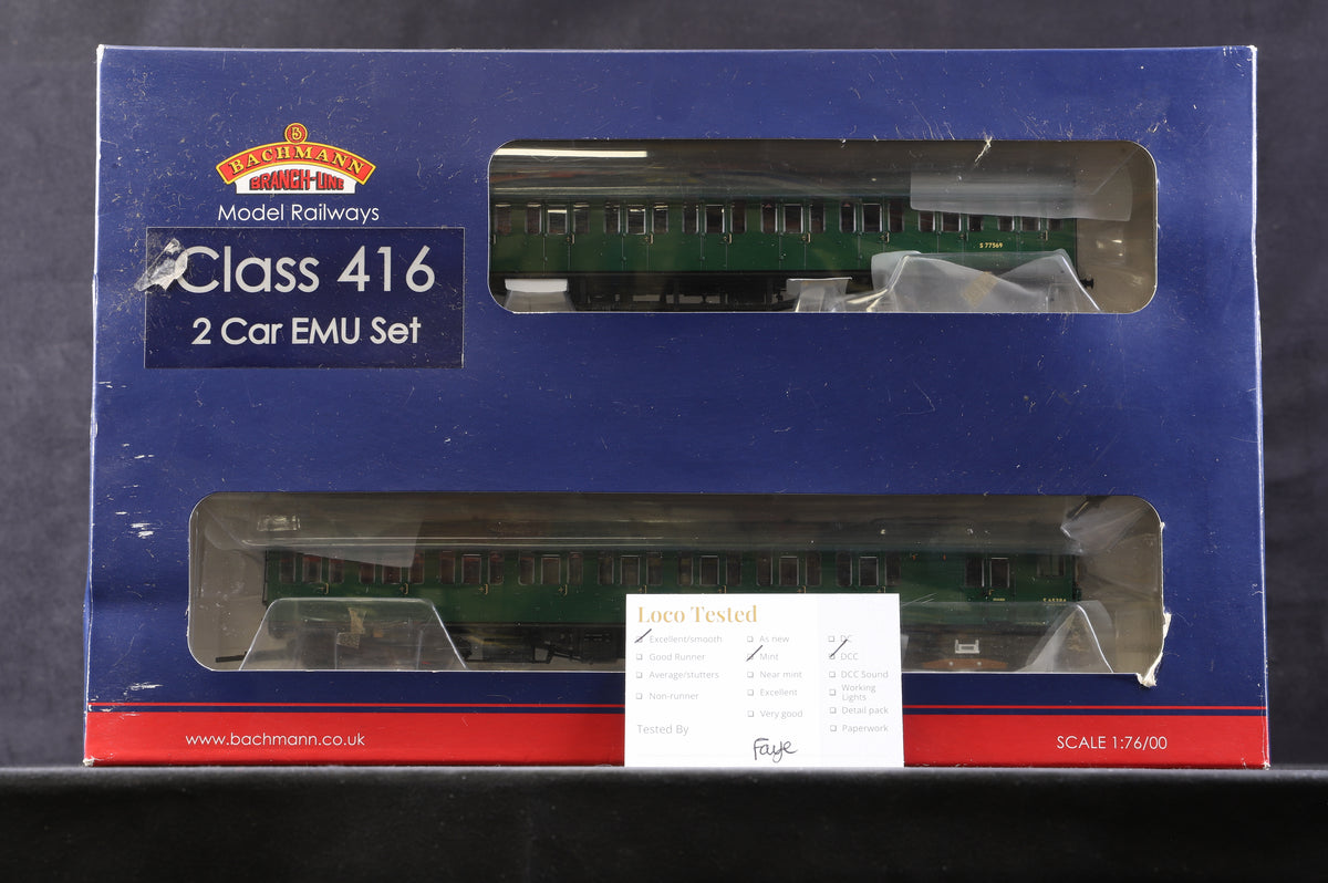 Bachmann OO 31-376 2EPB EMU 5770 Late SR Multiple Unit Green, DCC Fitted