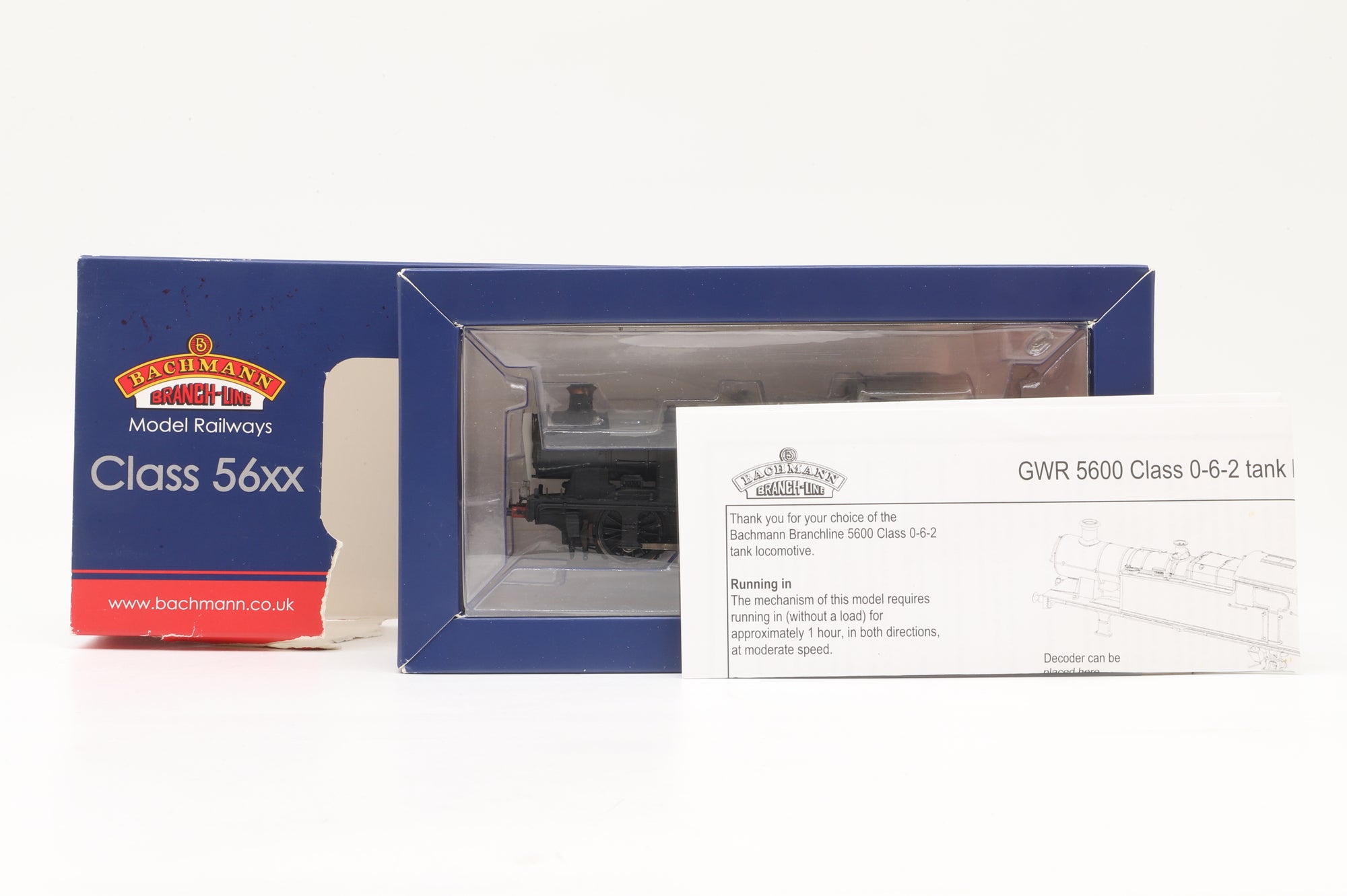 Bachmann OO 32–085 Class 56XX '6639' BR Black Early Emblem, DCC Fitted & Weathered
