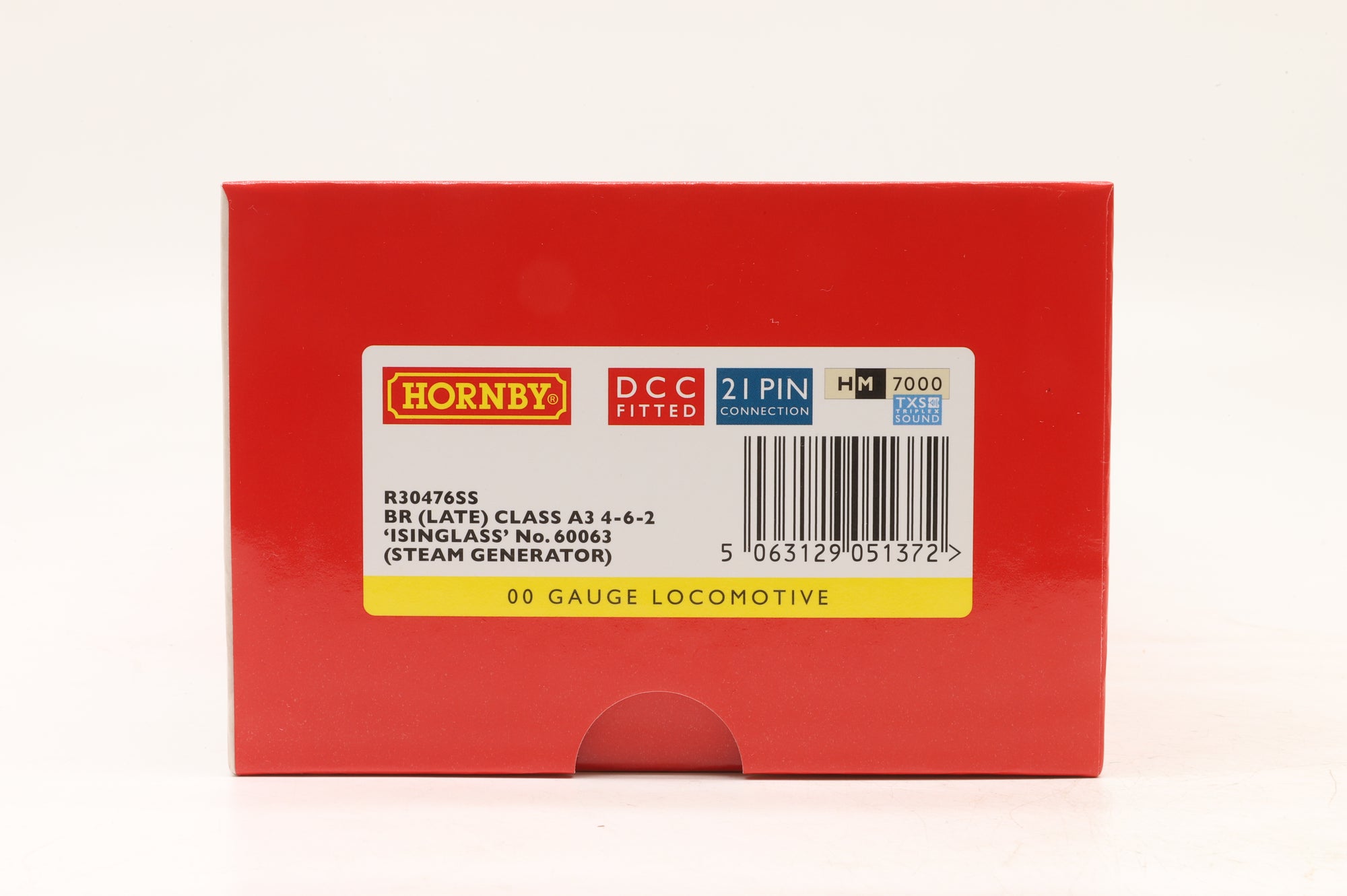 Hornby OO R30476SS Class A3 '60063' 'Isinglass' BR Blue E/C DCC Sound With Steam Generator