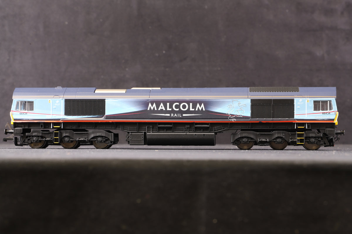 Hornby OO R3920 Malcolm Logistics Co-Co Class 66 &#39;66434&#39;, DCC Sound