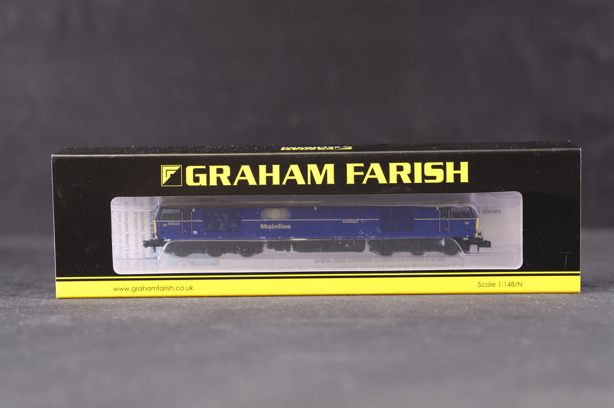 Graham Farish N 371-351A Class 60 &#39;60044&#39; &#39;Ailsa Craig&#39; Mainline Freight