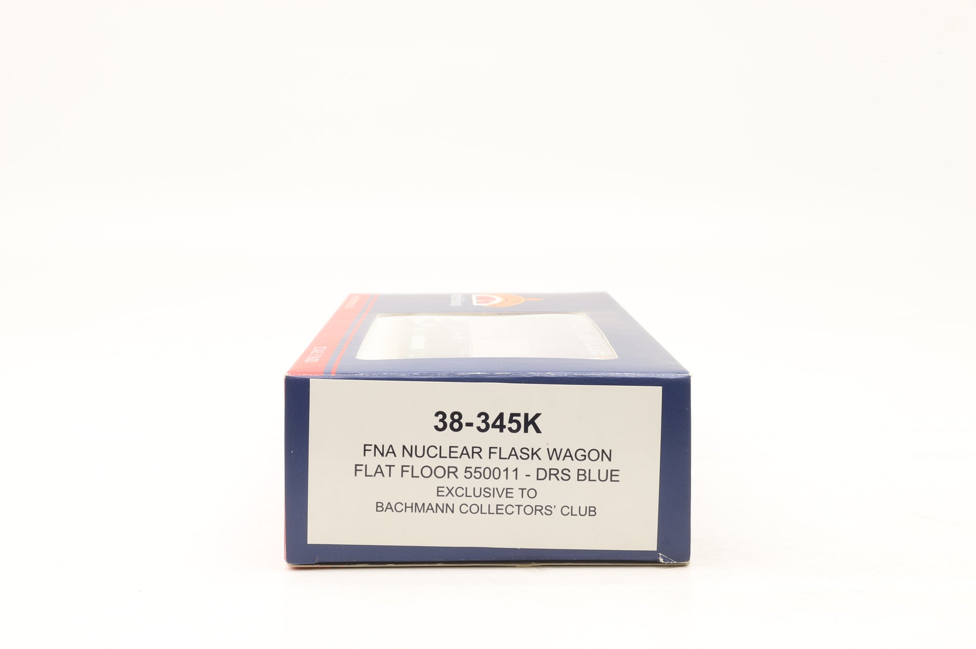 Bachmann OO 38-345K FNA Nuclear Flask Wagon Flat Floor '550011' DRS Blue