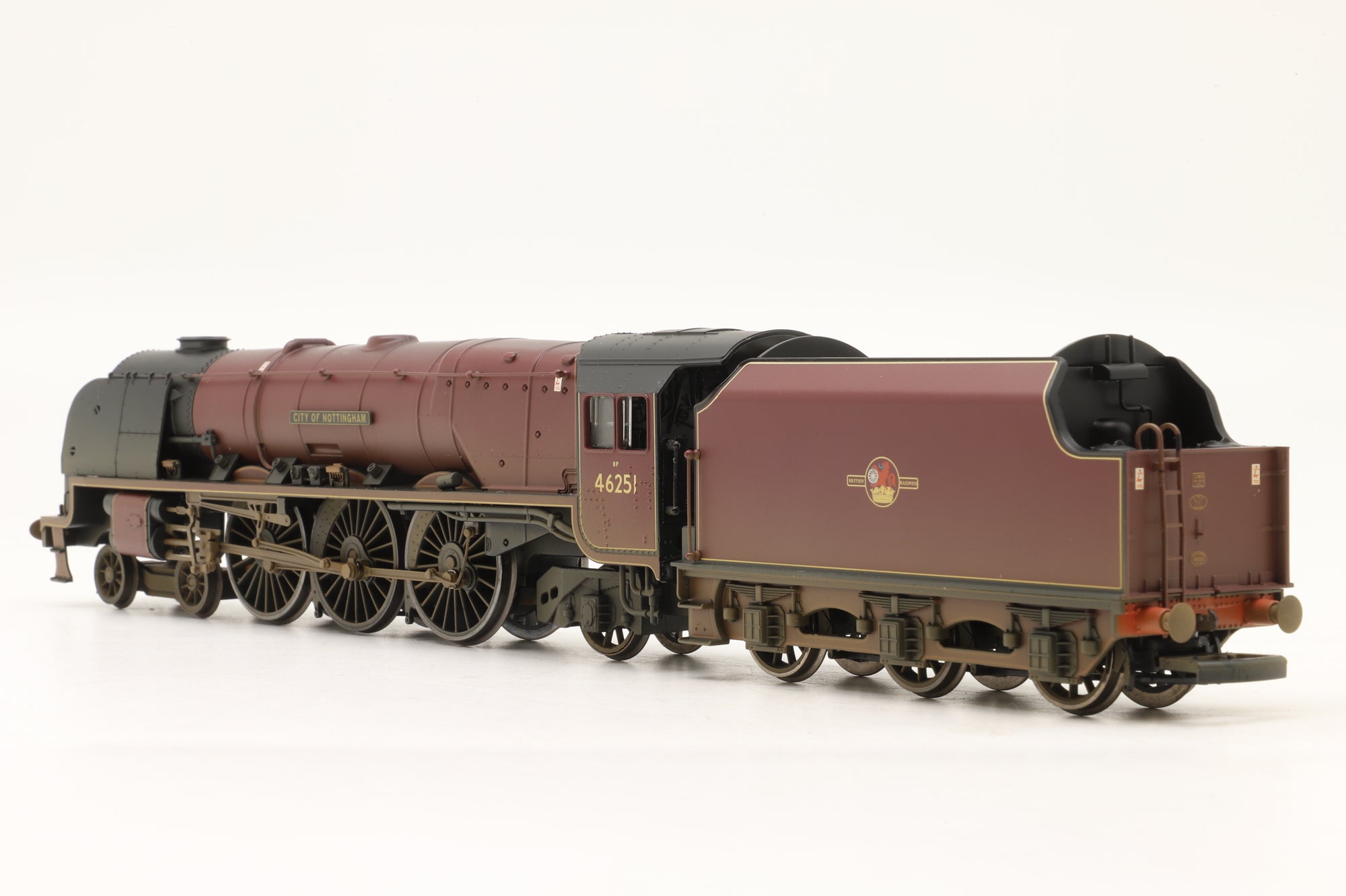 Hornby OO R2383 Duchess Class '46251' 'City Of Nottingham' BR Lined Maroon L/C Weathered